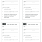Prize Entry Form Template Fill Online Printable Fillable Blank PdfFiller