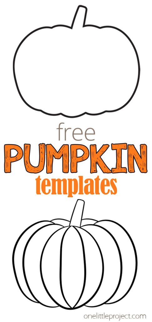 Small Pumpkin Template Printable