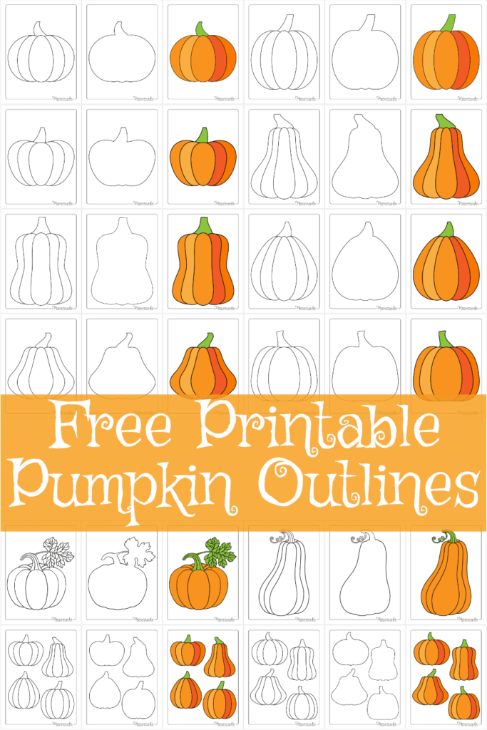 Pumpkin Template Printable Outlines Patterns For Crafts