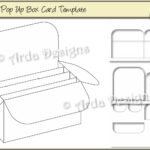 Rectangle Pop Up Box Card CU Template Grafik Von Arda Designs Creative Fabrica