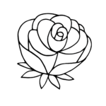 Rose Template 68 Styles For Fun Activities Crafts World Of Printables