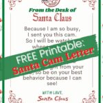 Santa Cam Ornament Tutorial With FREE SVG File Letter Leap Of Faith Crafting