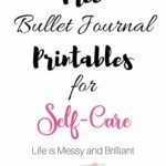 Self Care Mental Health Bullet Journal Templates