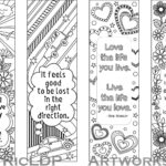 Set Of 4 Coloring Bookmarks With Quotes Bookmark Templates Etsy Coloring Bookmarks Bookmark Template Printable Coloring Pages