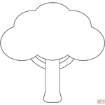 Simple Tree Coloring Page Free Printable Coloring Pages