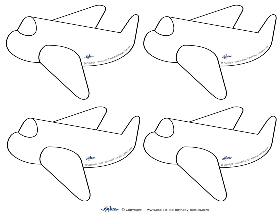 Small Printable Airplane Decoration Coolest Free Printables