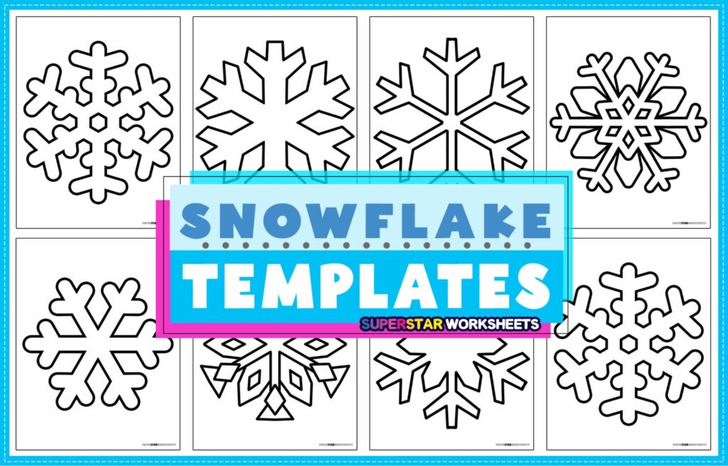 Easy Snowflake Template Printable