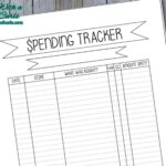 Spending Tracker Bullet Journal Printable Pages Etsy de