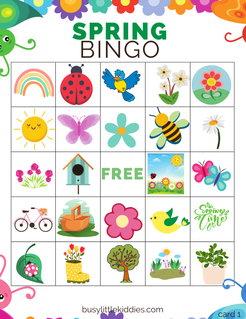 Printable Bingo For Kids