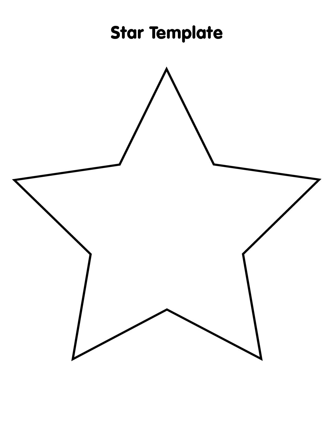 Star Template Star Template Printable Printable Star