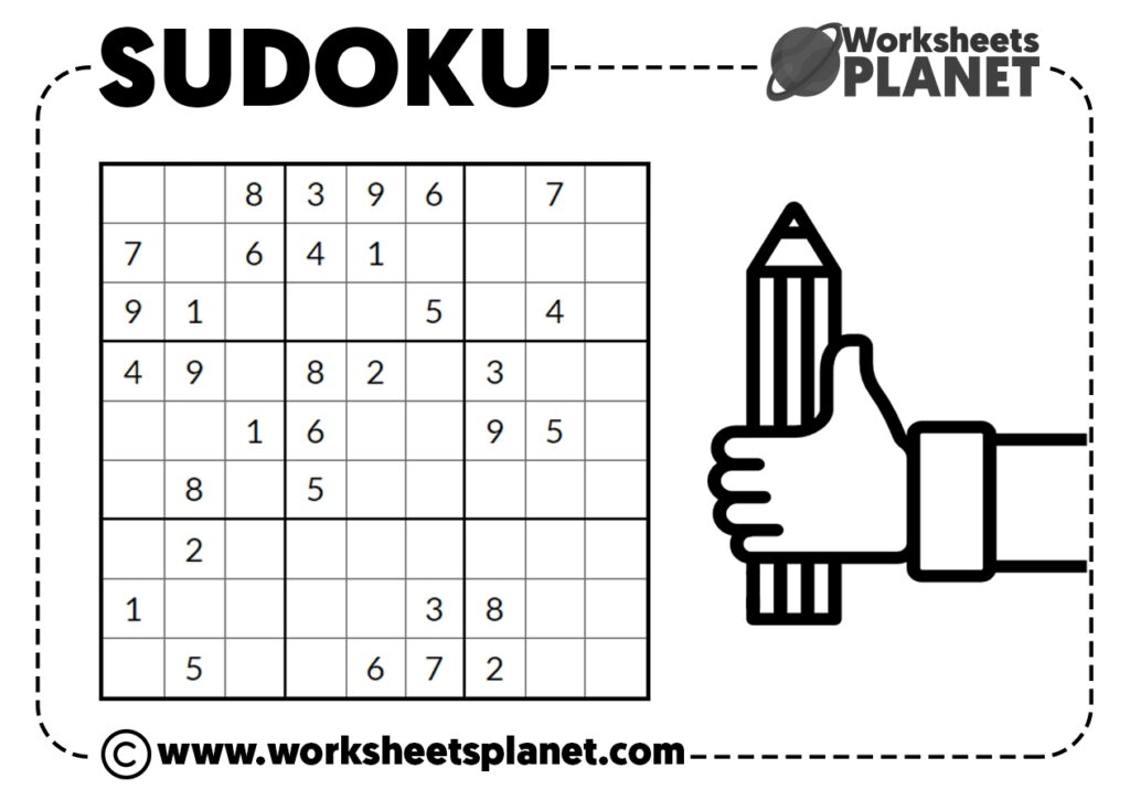 SUDOKUS For KIDS Math Sudoku Puzzles Ready To Print