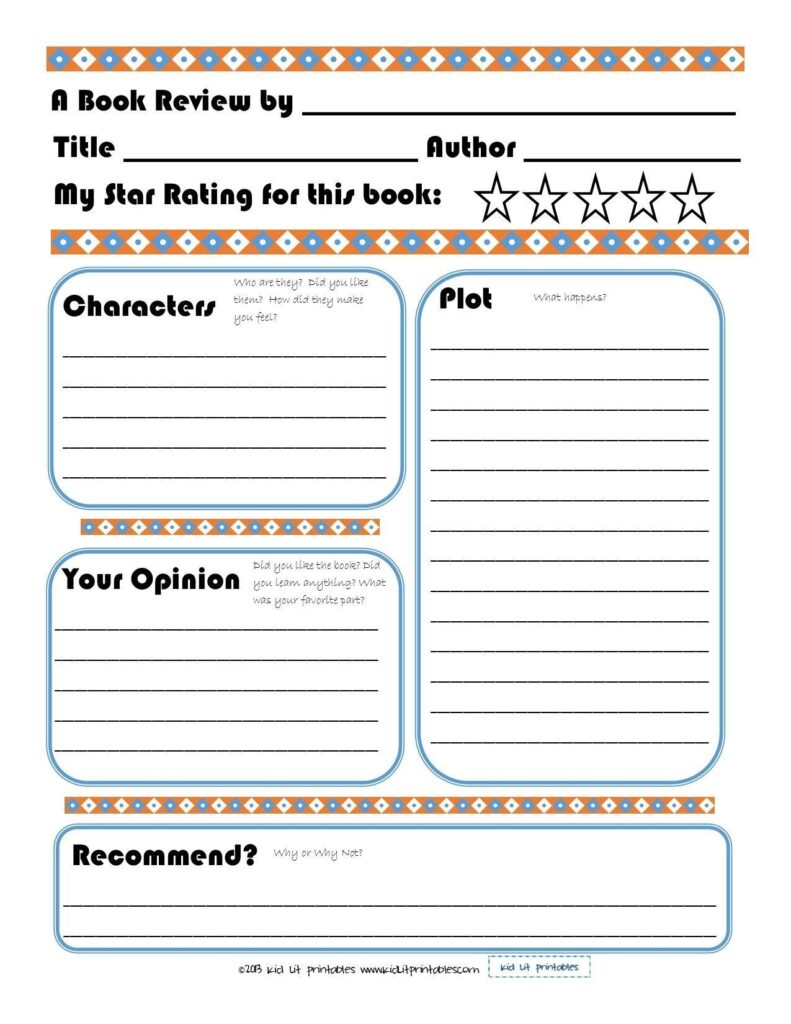 The Astonishing Free Printable Book Report Forms Book Reviews For Kids With Re Book Reviews For Kids Book Report Templates Book Report Template Middle School