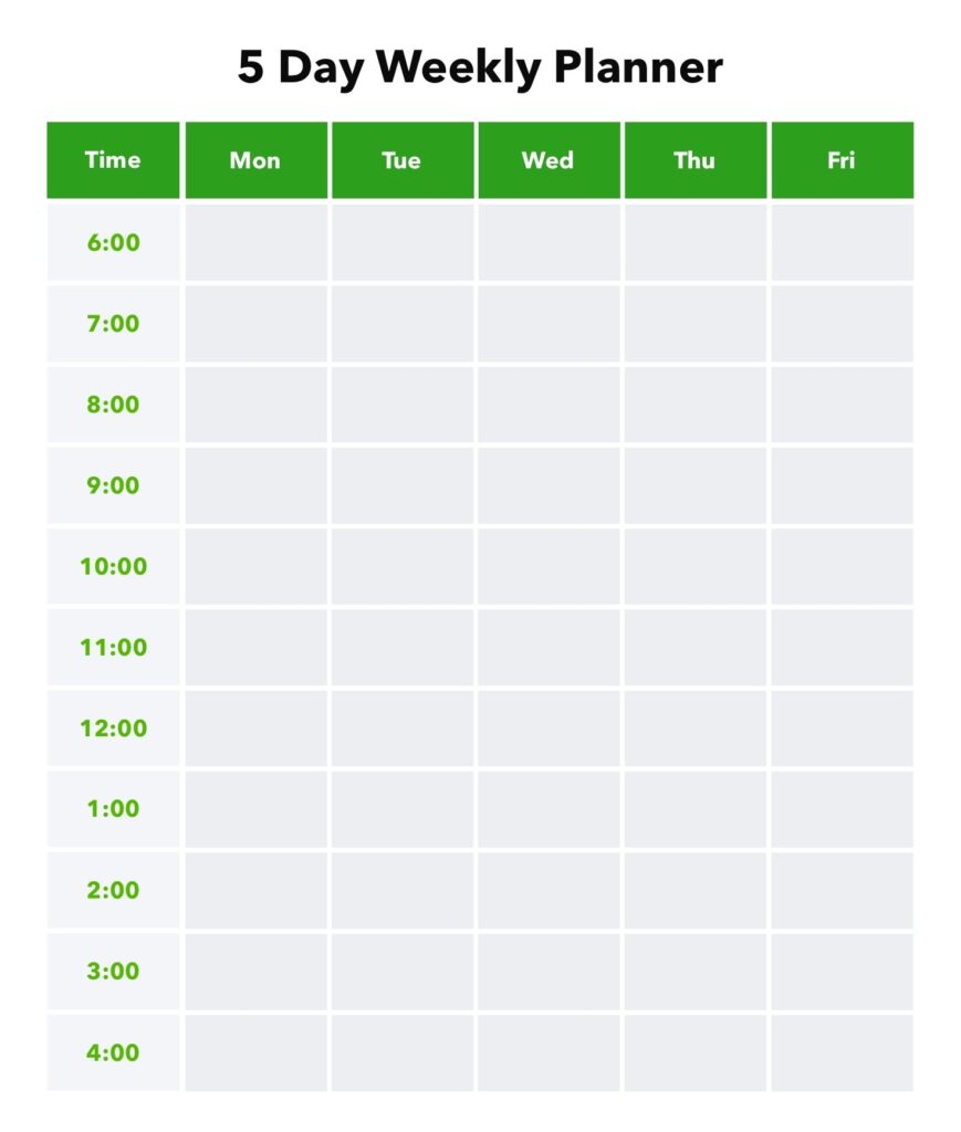 Time Blocking Template A Guide To Time Blocking QuickBooks