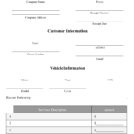 Towing Receipt Template Download Printable PDF Templateroller