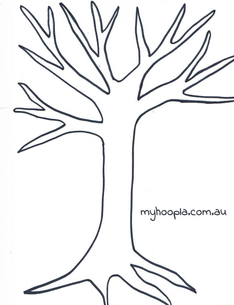 Simple Tree Template Printable