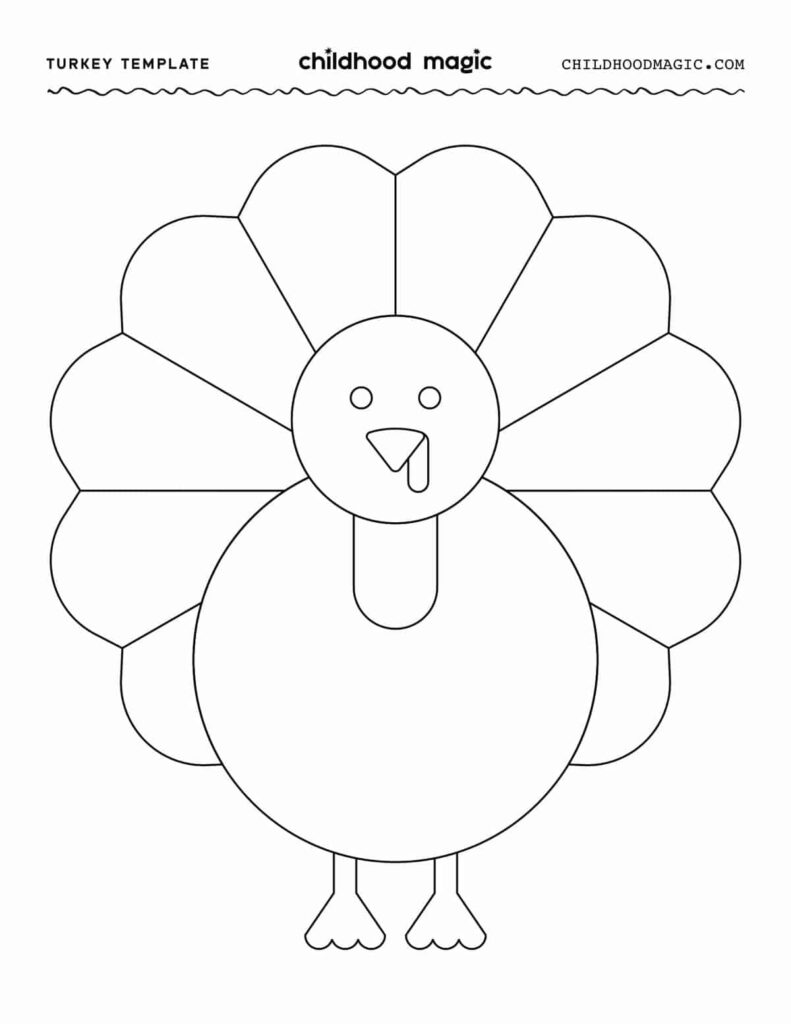 Turkey Template Printable