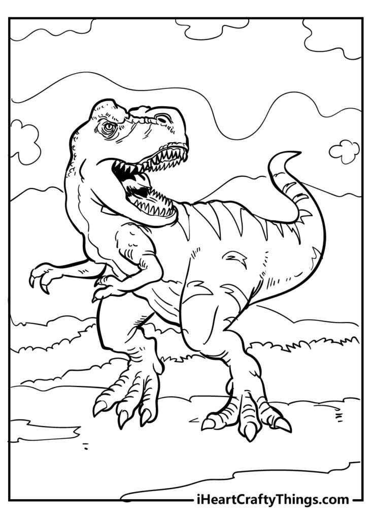 T Rex Printable Template