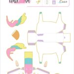 Unicorn Papercraft Papercraft Template Unicorn Printable Papercrafts Printable Papercrafts