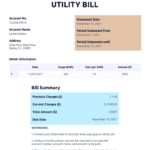 Utility Bill Template PDF Templates Jotform