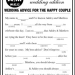 Wedding Guest Book Alternative Wedding Mad Libs Wedding Ad Libs Printable Wedding Mad Libs Bridal Wedding Mad Libs Wedding Guest Book Alternatives Mad Libs