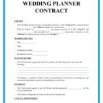 Wedding Planner Contract With Downloadable Sample Template