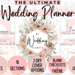 Wedding Planner Printable Wedding Binder Grafik Von PlannersByBee Creative Fabrica