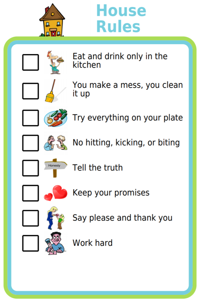 Week 42 Free Printable House Rules The Trip Clip Blog