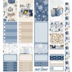 Winter Free Printable Planner Stickers Kit printableplannerstickers Planner Happy Planner Printables Planner Printables Free Free Printable Planner Stickers