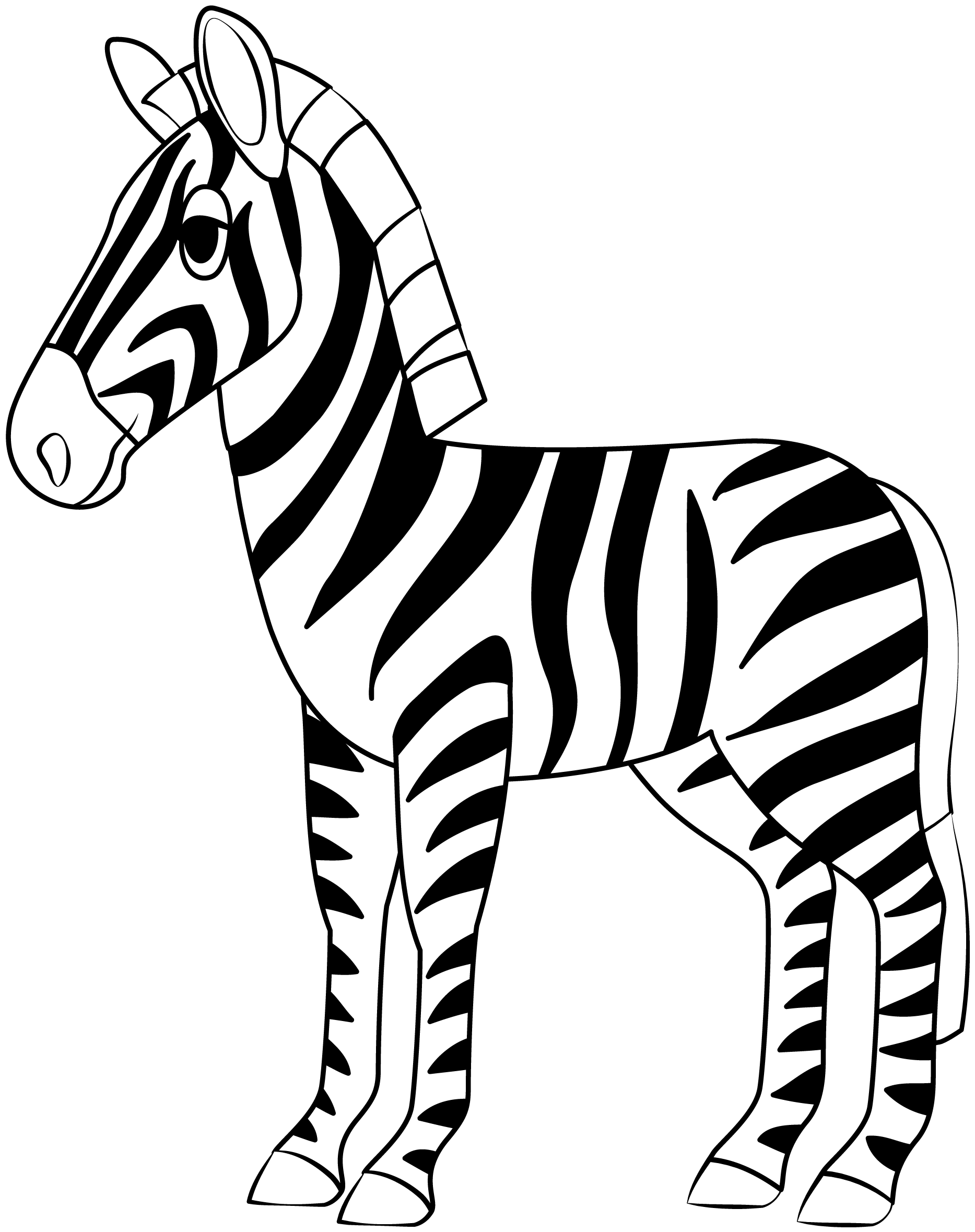 Zebra Printable Template Free Printable Papercraft Templates