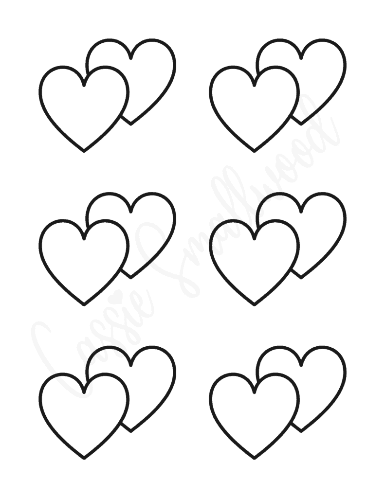 Free Printable Small Heart Templates