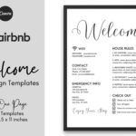 Airbnb Welcome Sign Templates Edit In Canva 2