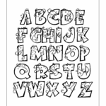 Alphabet Coloring Pages Printable Coloring Pages FREE