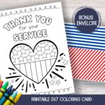 Buy Veterans Day Thank You Card Veterans Day Craft Veterans Day Card Printable Thank You For Your Service Memorial Day Card Military Card Online In India Etsy
