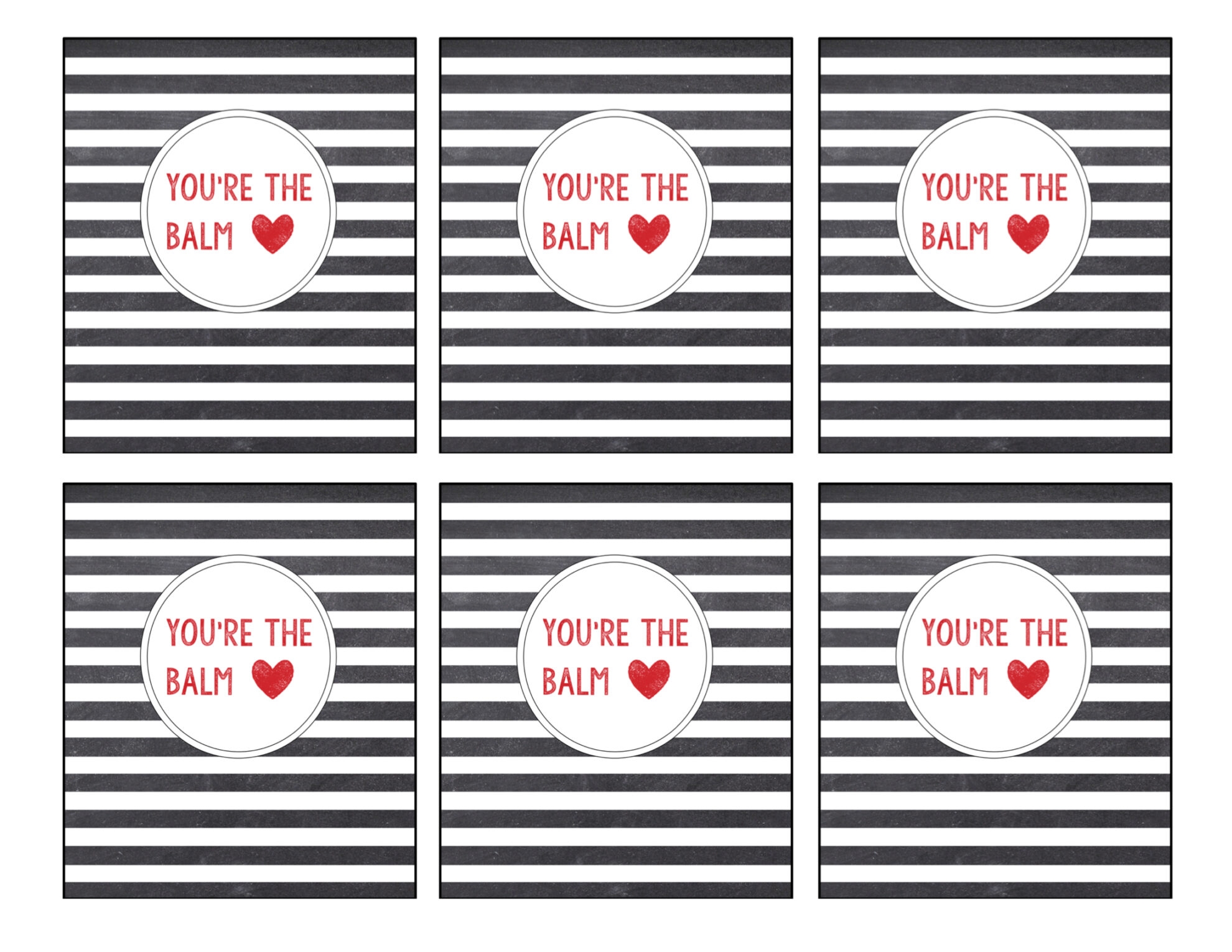 You'Re The Balm Free Printable