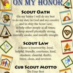 Cub Scout Oath And Law Poster