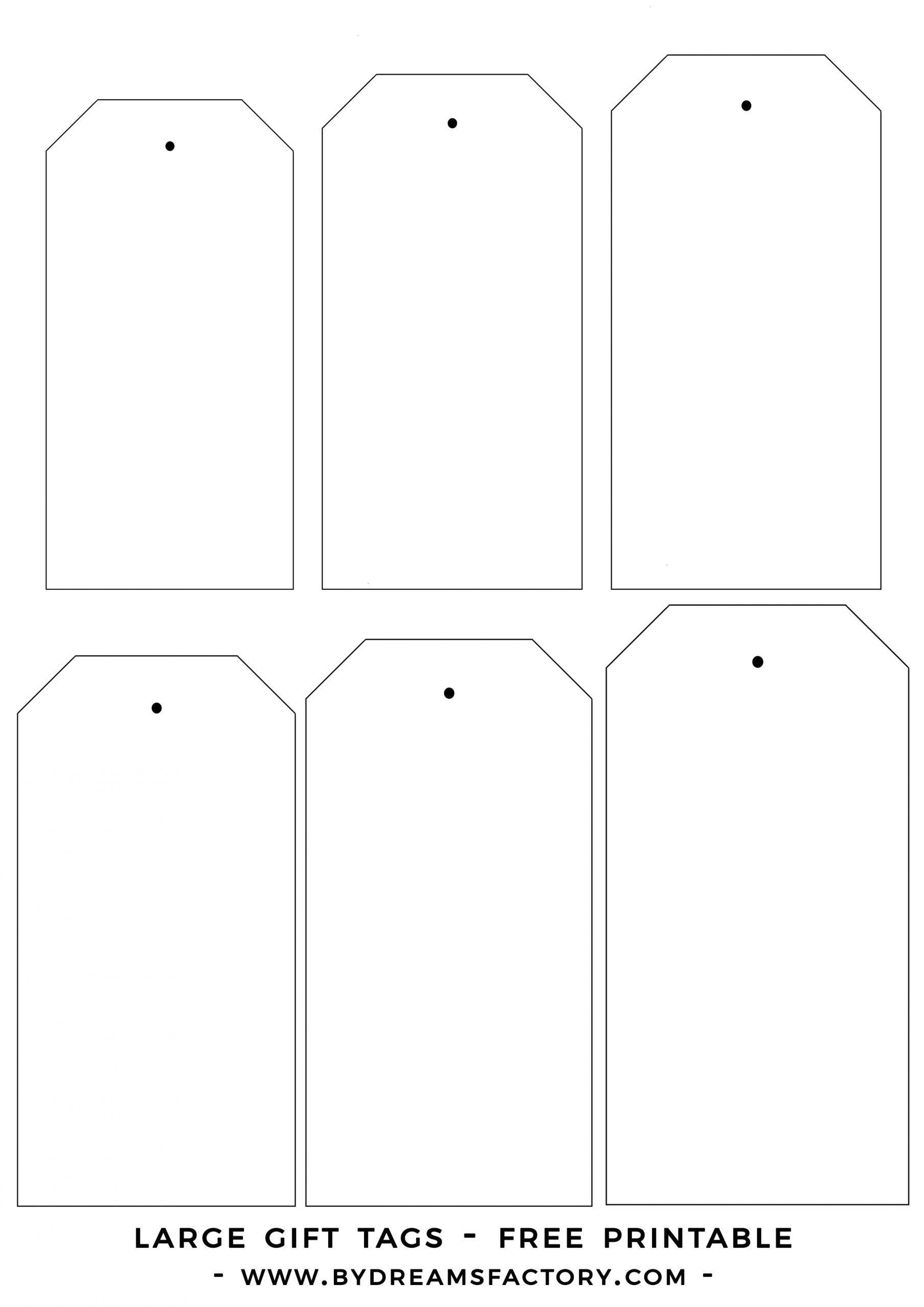 Free Printable Gift Tags Template