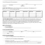 Free California 3 Day Notice To Quit Form Non Payment Of Rent PDF EForms