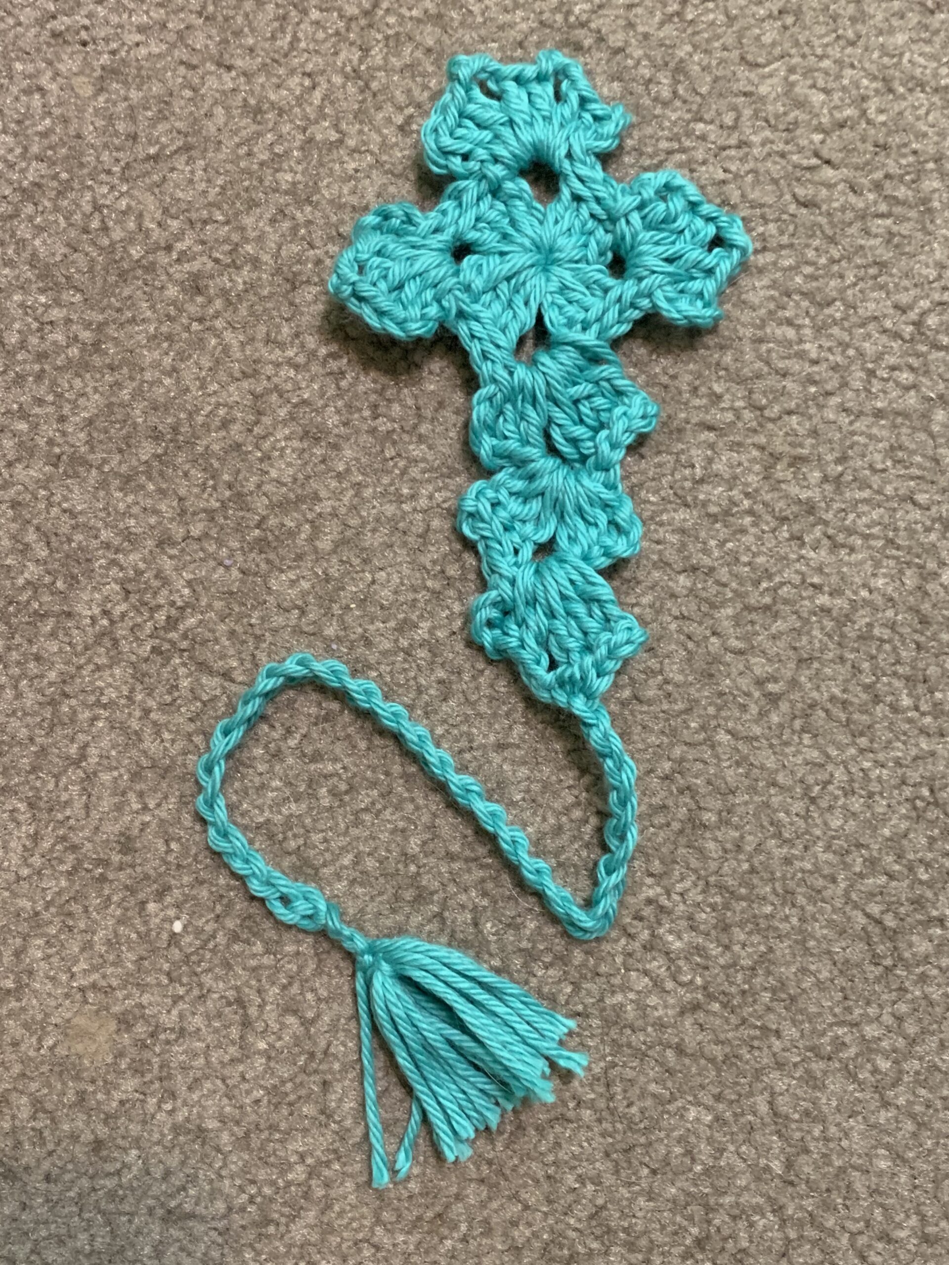 Free Crochet Cross Bible Bookmark Pattern Rev Rebecca Writes