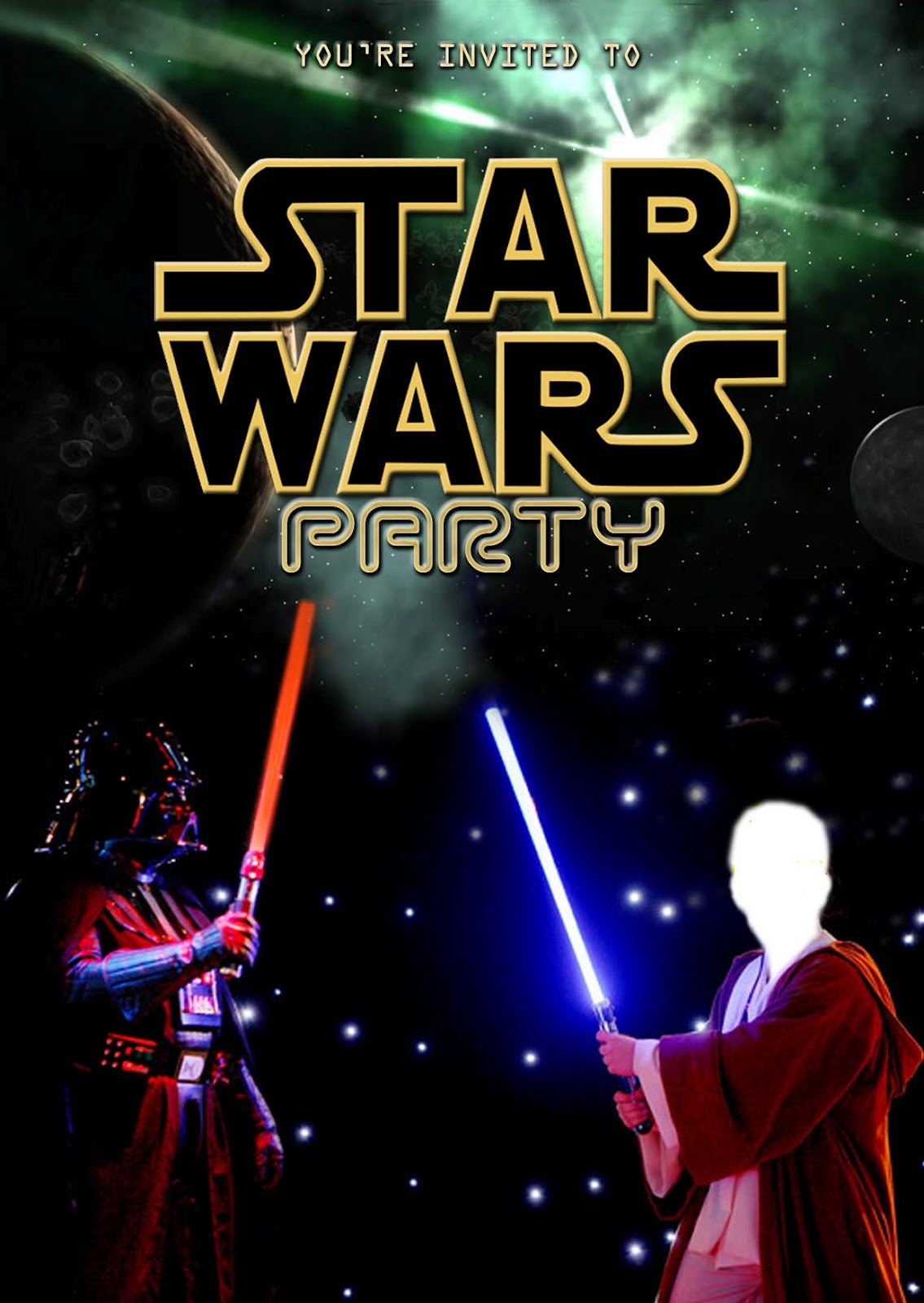 Free Printable Star Wars Party Invitations
