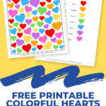 Free Printable Colorful Hearts I Spy Game And Next Comes L Hyperlexia Resources