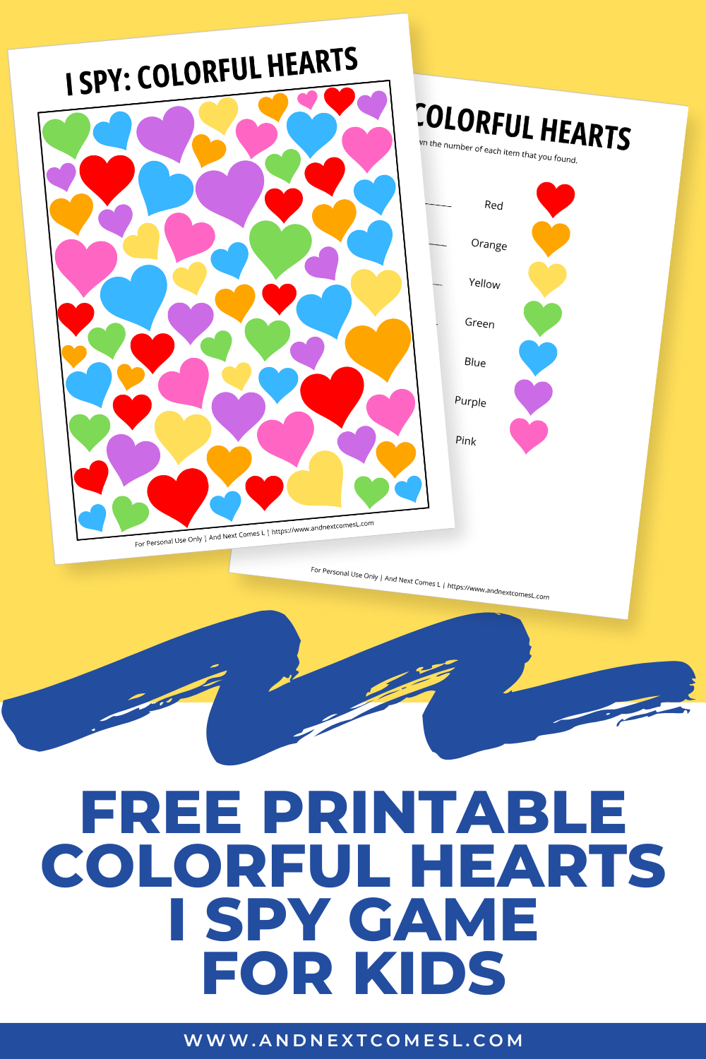 Kids Games With Hearts Printable