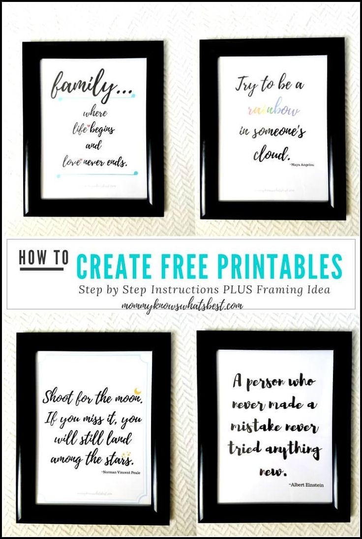 Free Printable Quotes To Frame