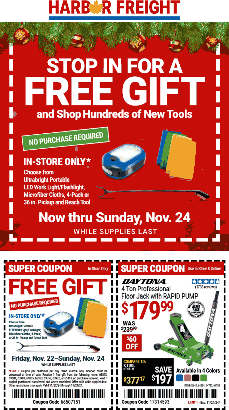 Harbor Freight Printable 99 Cents Coupons