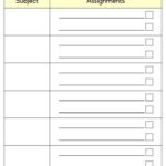Homework Completion Chart 4 Free PDF Printables Printablee