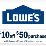 Lowes 10 Off 50 Entire Purchase Printable Coupon