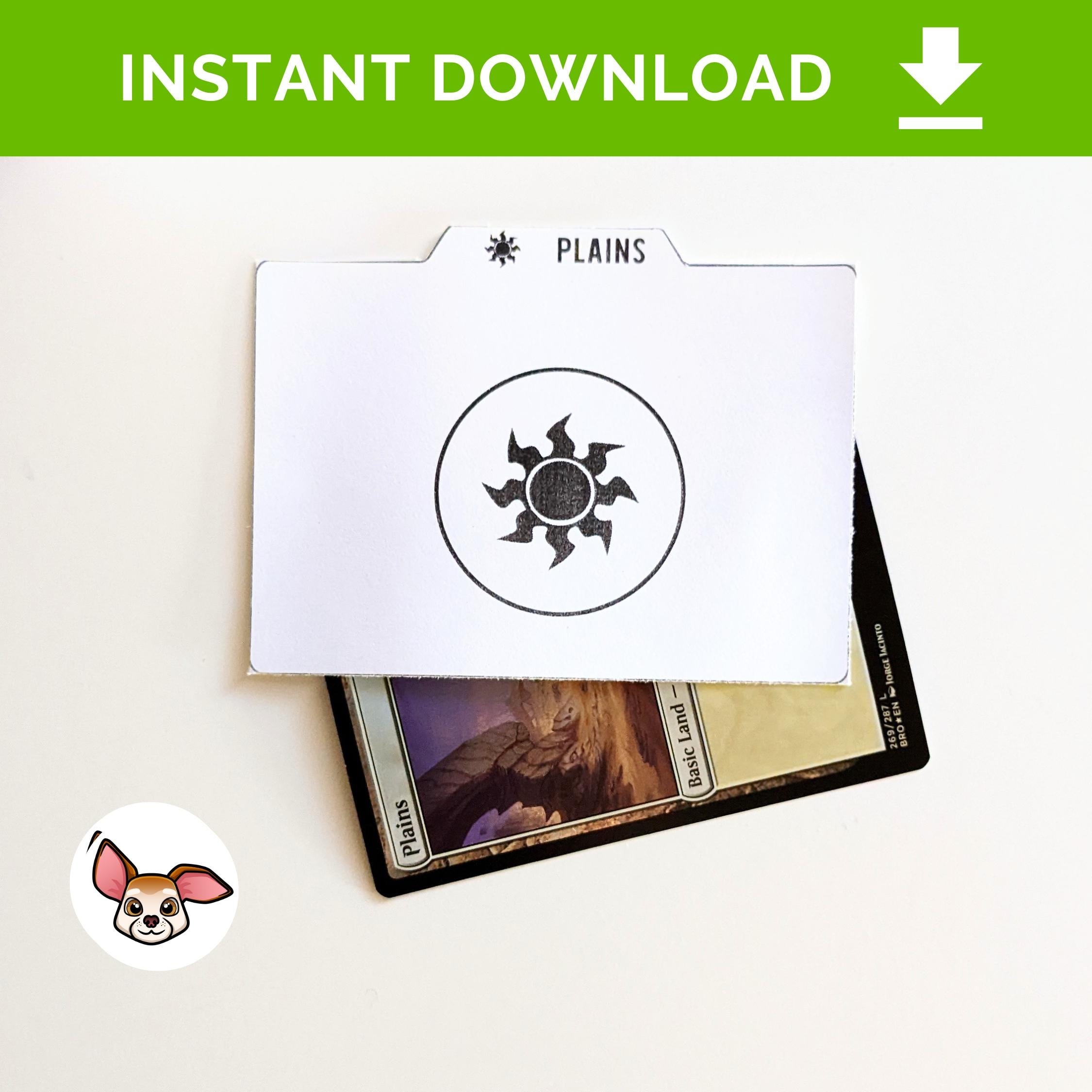 Magic The Gathering Card Dividers Printable