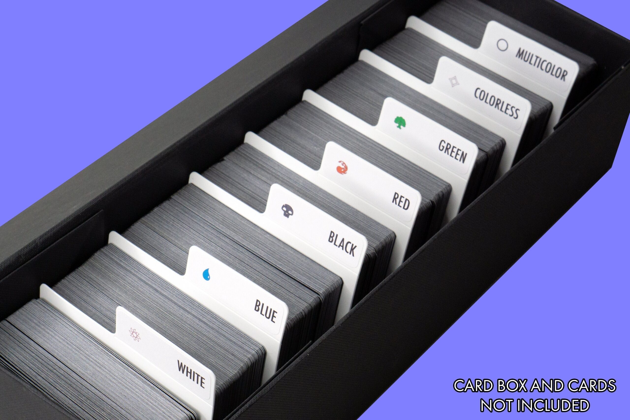 Sort MTG By Colors Trading Card Dividers W FREE Labels Horizontal Etsy de
