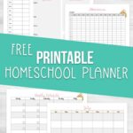 Stay On Track With A Free Printable Homeschool Planner