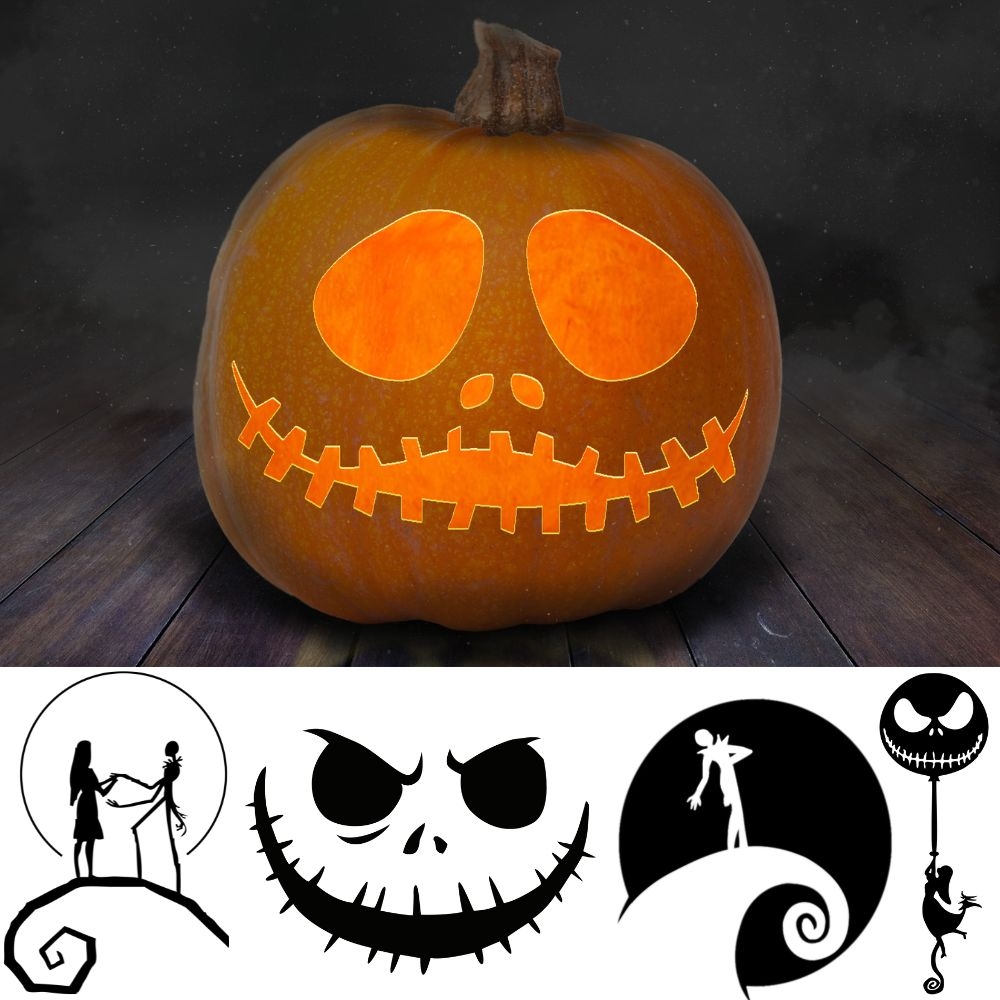 Jack Skellington Pumpkin Stencils Free Printable
