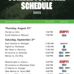 This Weekend s College Football TV Schedule Yellowhammer News